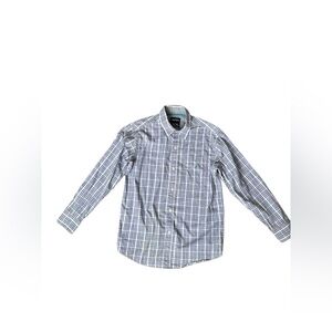 Nautica Boys Button up Dress Shirt in purple and blue size Large 14/16